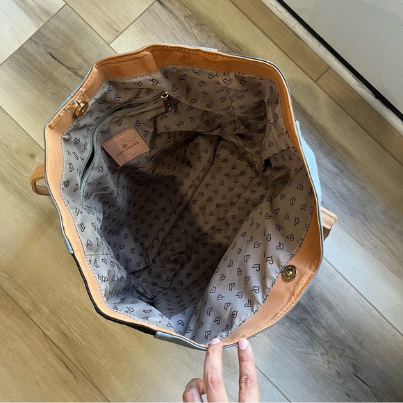 Jon hart alamo heights tote in slate monogram REJ - Picture 10 of 14